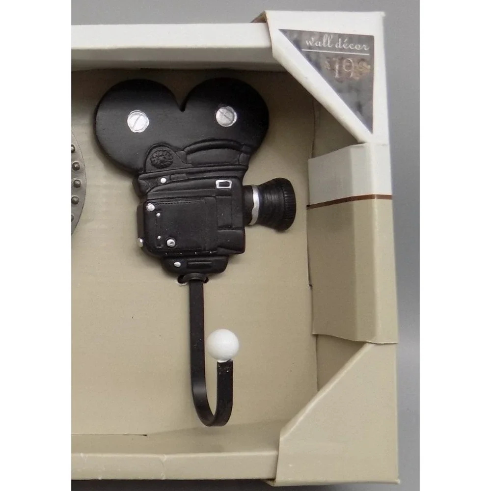 Home Theater Wall Hooks Camera Clapboard Reel ICA Home Decor New